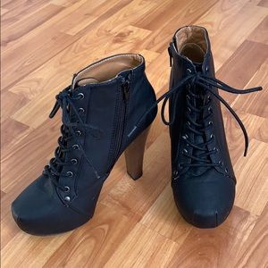 Black Heel Booties